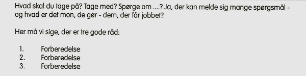 Forberedelse