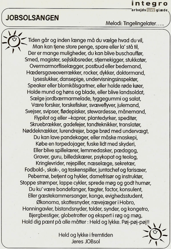Jobsolsangen