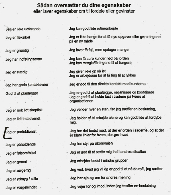 Sådan oversætter du dine egenskaber