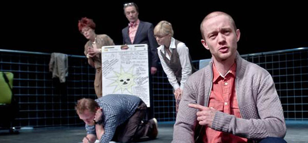 Teaterstykket Dagpengeland på turné - september 2012